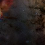 Between Sagittarius Ophiuchus and Scorpius