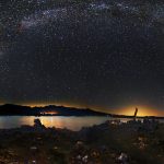 Lights at Mono Lake