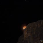 Half Moon Of An Eclipsed Moon