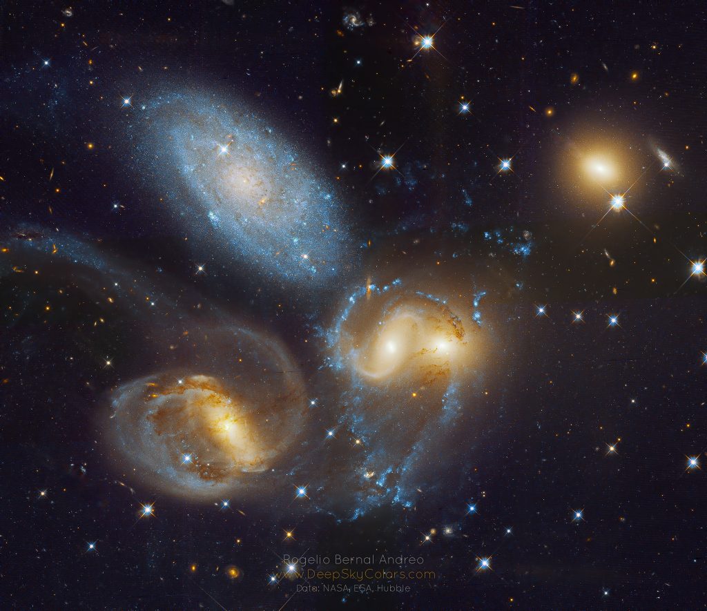 NGC 7318 – Deep Sky Colors