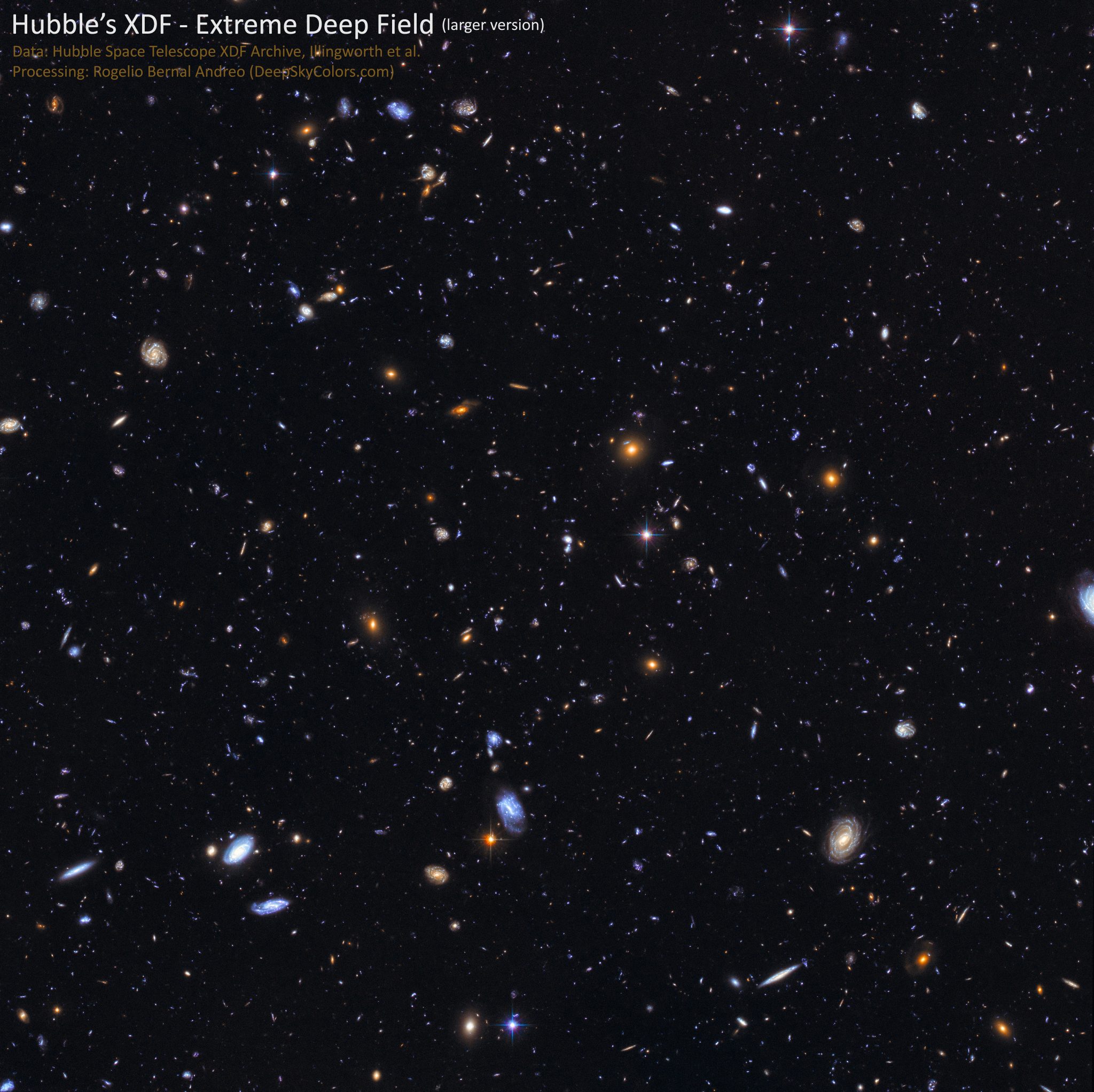 Very Deep Image Deepest Image Ever Taken – Deep Sky Colors