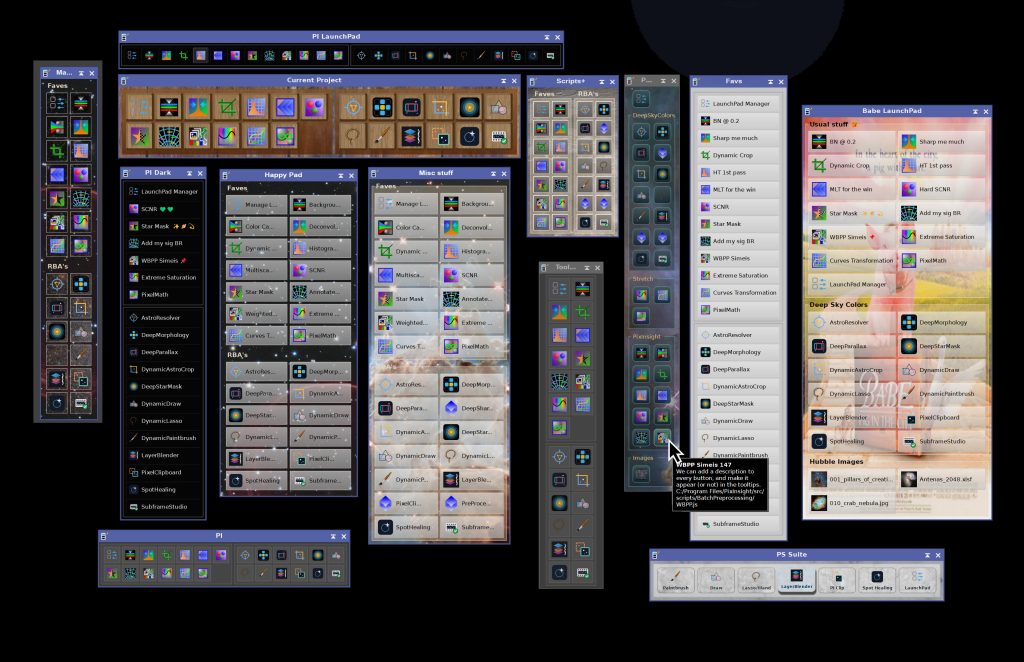 Toolbars