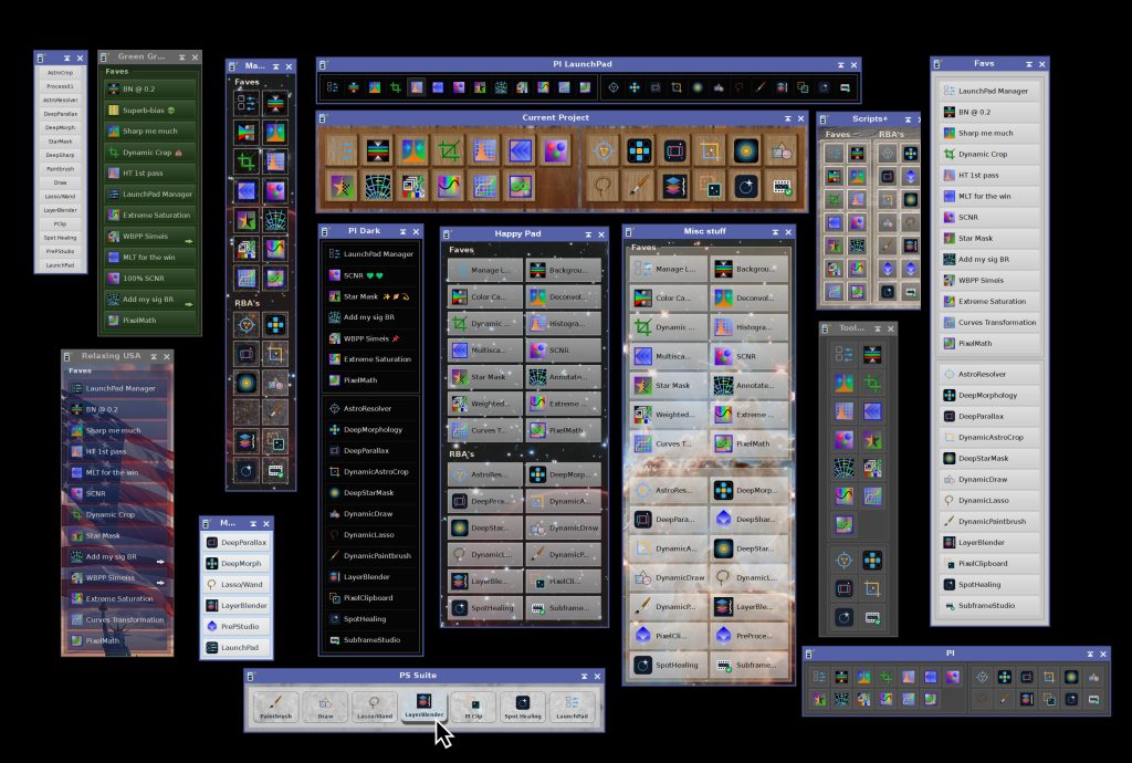 Toolbars